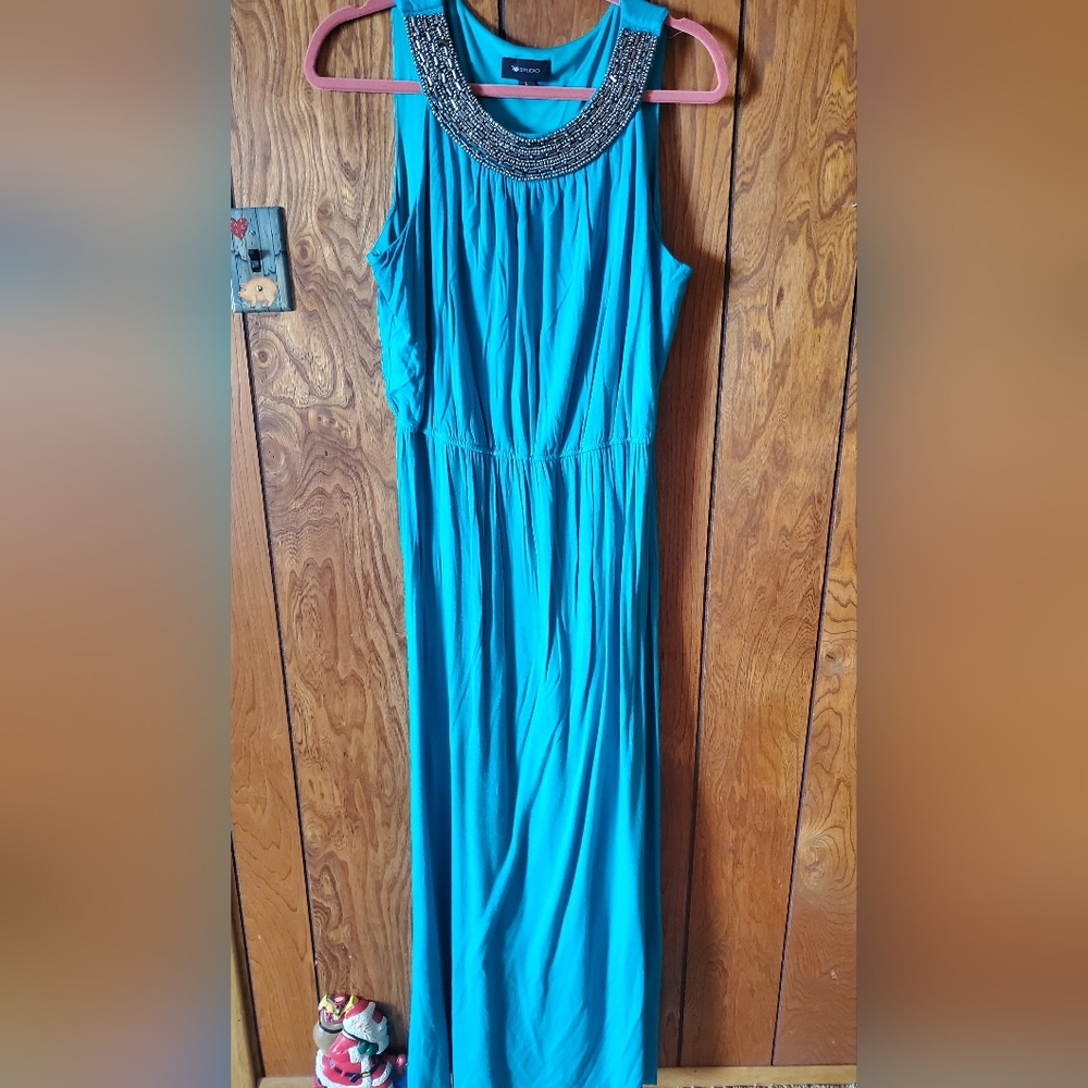 AB Studio Sleeveless Maxi Dress